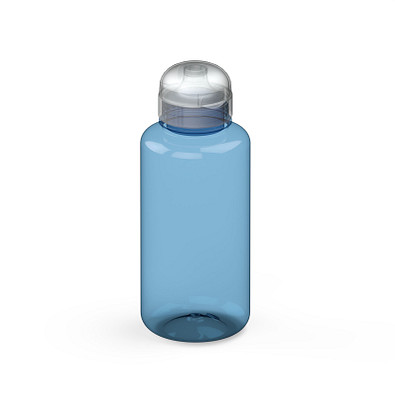Trinkflasche Sports colour 0,7 l, transparent-blau