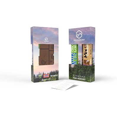 Triple Heroes, 182 g, Zartbitter-Mandel, inkl. Druck