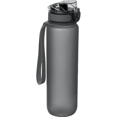 Tritan-Trinkflasche, 1 l, anthrazit