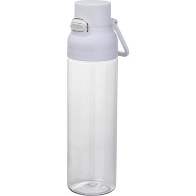Tritan Trinkflasche transparent, 750ml MAX, weiß