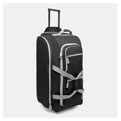 Trolley-Reisetasche 9P,grau, schwarz
