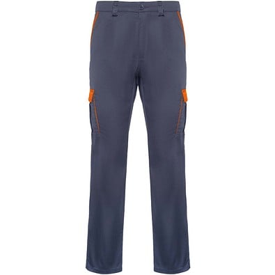 Trooper Arbeitshose, 250 g/m 2, blei/orange, 50
