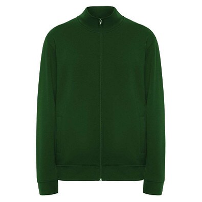 Ulan Sweatjacke Unisex, dunkelgrün, M
