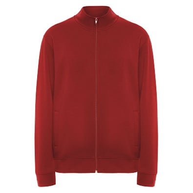Ulan Sweatjacke Unisex, rot, M