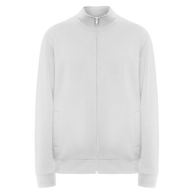 Ulan Sweatjacke Unisex, weiss, M