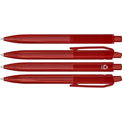 uma® ALIGN frozen RECY Druckkugelschreiber, rot