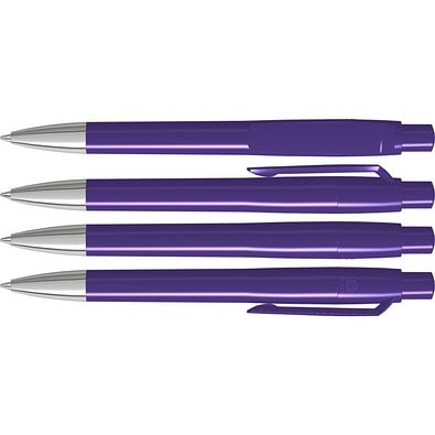 uma® BLOOM SI Druckkugelschreiber, dunkelviolett