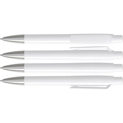 uma® BLOOM SI Druckkugelschreiber, weiss
