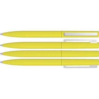 uma® BRIGHT F GUM Drehkugelschreiber, gelb