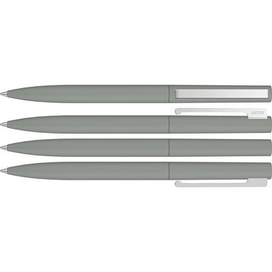 uma® BRIGHT F GUM Drehkugelschreiber, grau