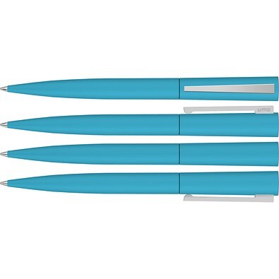 uma® BRUSH GUM Drehkugelschreiber, hellblau