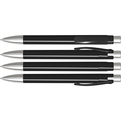 uma® CANDY SI Druckkugelschreiber, schwarz