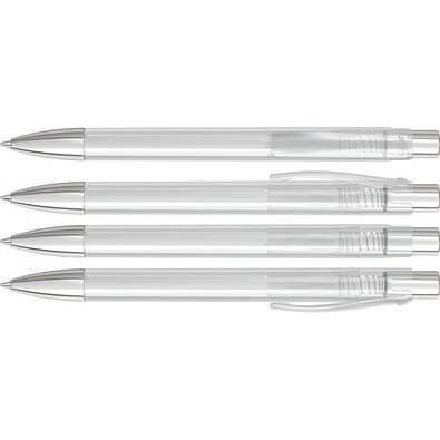 uma® CANDY transparent SI Druckkugelschreiber, klar