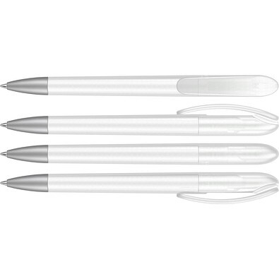 uma® CETA frozen SI Drehkugelschreiber, weiss