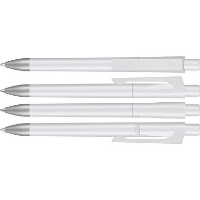 uma® CHECK SI Druckkugelschreiber, weiss