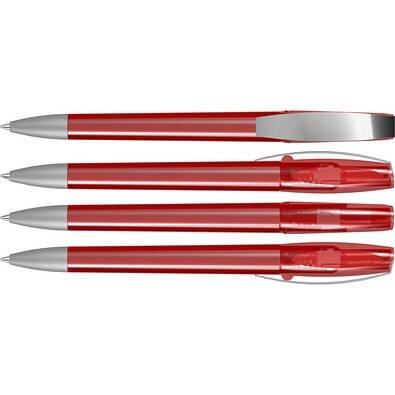 uma® CHILL C transparent SI Drehkugelschreiber, rot