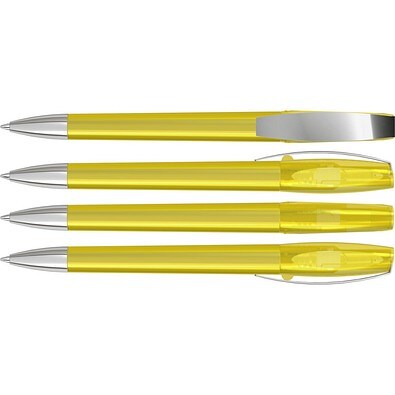 uma® CHILL transparent SI Drehkugelschreiber, gelb