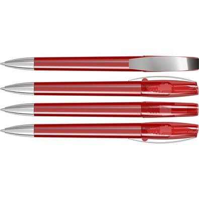 uma® CHILL transparent SI Drehkugelschreiber, rot
