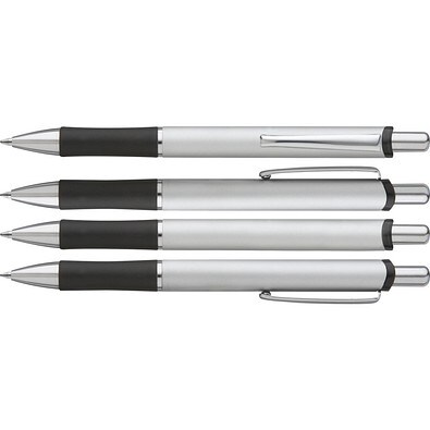 uma® COMMA Druckkugelschreiber, silber