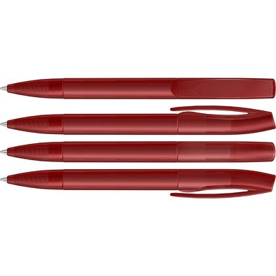 uma® CORAL frozen Drehkugelschreiber, rot