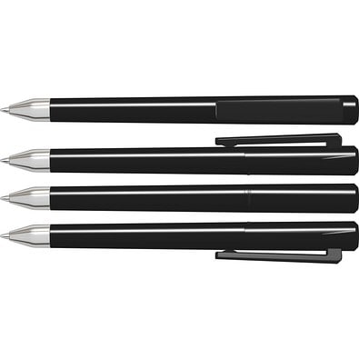 uma® CRYS SI Drehkugelschreiber, schwarz