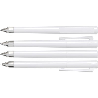 uma® CRYS SI Drehkugelschreiber, weiss