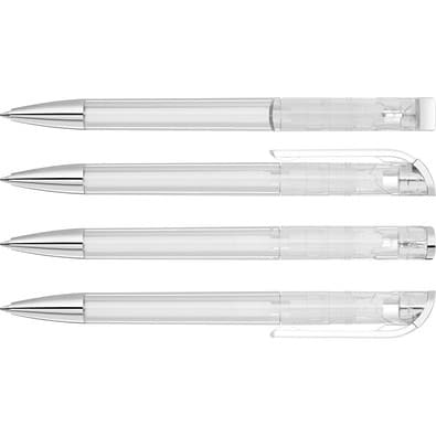 uma® EFFECT TOP transparent SI Drehkugelschreiber, klar
