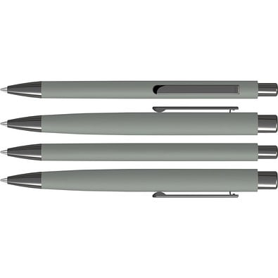 uma® ELLIPSE GUM Druckkugelschreiber, grau