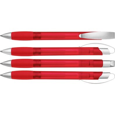 uma® ENERGY frozen SI Druckkugelschreiber, rot