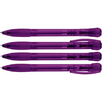 uma® FANTASY transparent Druckkugelschreiber, violett