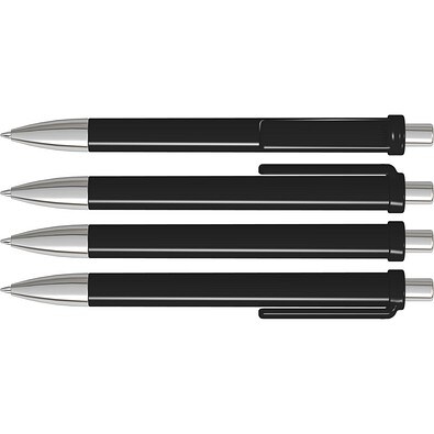 uma® FASHION SI Druckkugelschreiber, schwarz