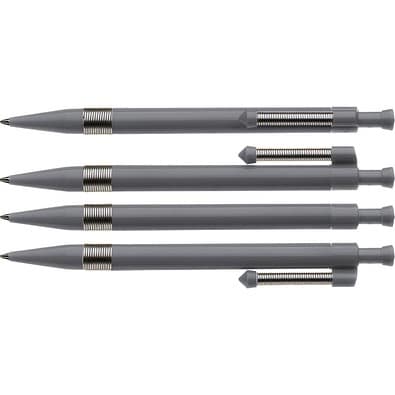 uma® FLEXI M Druckkugelschreiber, grau