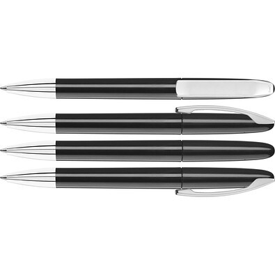 uma® ICON M-SI Drehkugelschreiber, schwarz