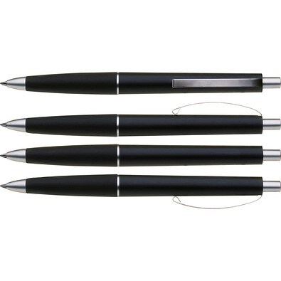 uma® JAZZ Druckkugelschreiber, schwarz