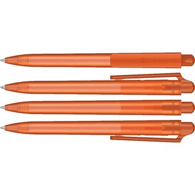 uma® JUMP frozen Druckkugelschreiber, orange