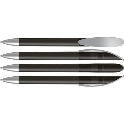 uma® KLICK Drehkugelschreiber, anthrazit