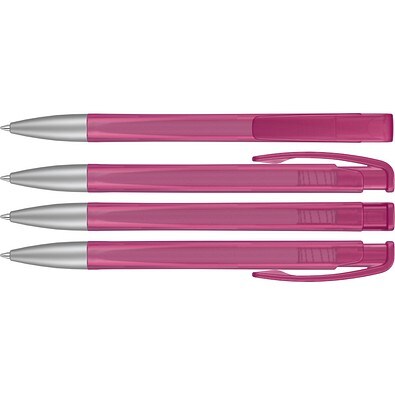 uma® LINEO frozen SI Druckkugelschreiber, magenta