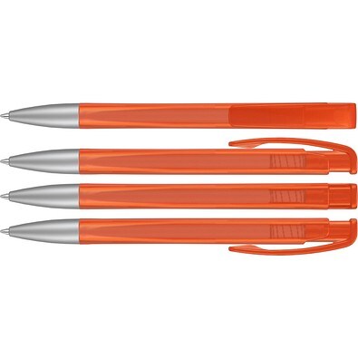 uma® LINEO frozen SI Druckkugelschreiber, orange