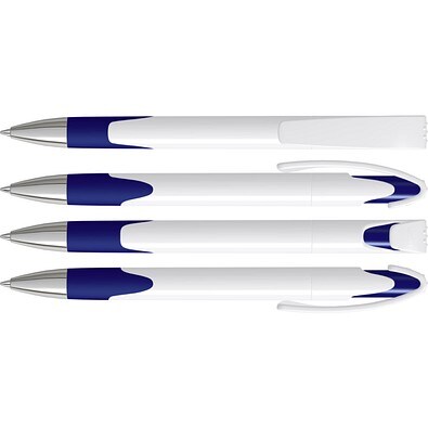 uma® LOOK grip SI Druckkugelschreiber, dunkelblau