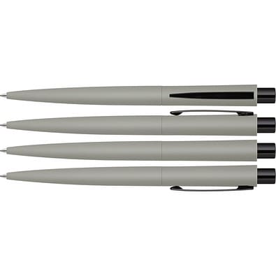 uma® LUMOS M GUM Druckkugelschreiber, grau