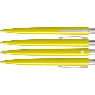 uma® LUMOS RECY Druckkugelschreiber, gelb