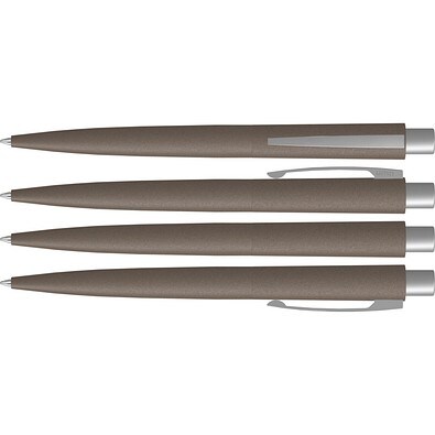 uma® LUMOS STONE Druckkugelschreiber, braun