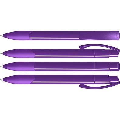 uma® OMEGA grip Druckkugelschreiber, violett