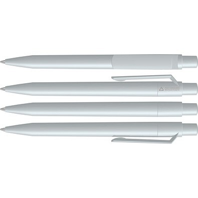 uma® ON TOP RECY Druckkugelschreiber, grau