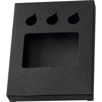 uma® PAPPFALTSCHACHTEL VERPACKUNG Etui, schwarz