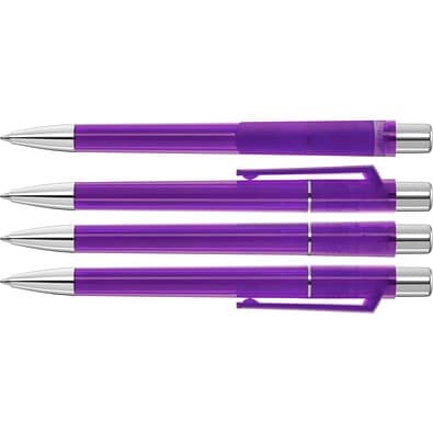 uma® PEPP transparent SI Druckkugelschreiber, violett
