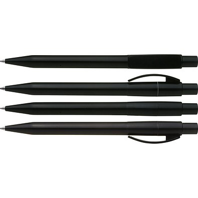 uma® PIXEL Druckkugelschreiber, schwarz