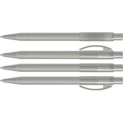 uma® PIXEL frozen Druckkugelschreiber, grau
