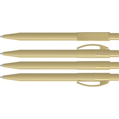 uma® PIXEL RECY Druckkugelschreiber, beige