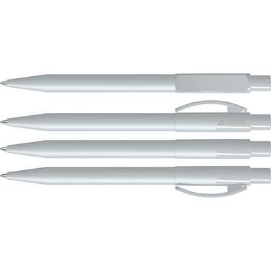 uma® PIXEL RECY Druckkugelschreiber, grau